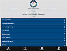 Tablet Screenshot of floridamobiledrugtesting.com